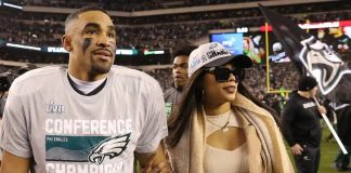 Philadelphia Eagles quarterback Jalen Hurts has a girlfriend; Philly has feelings Jalen Hurts and Bryonna "Bry" Burrows stroll across the field together after the Eagles won the NFC Championship game. Everyone who is in love with Hurts was interested by this development.